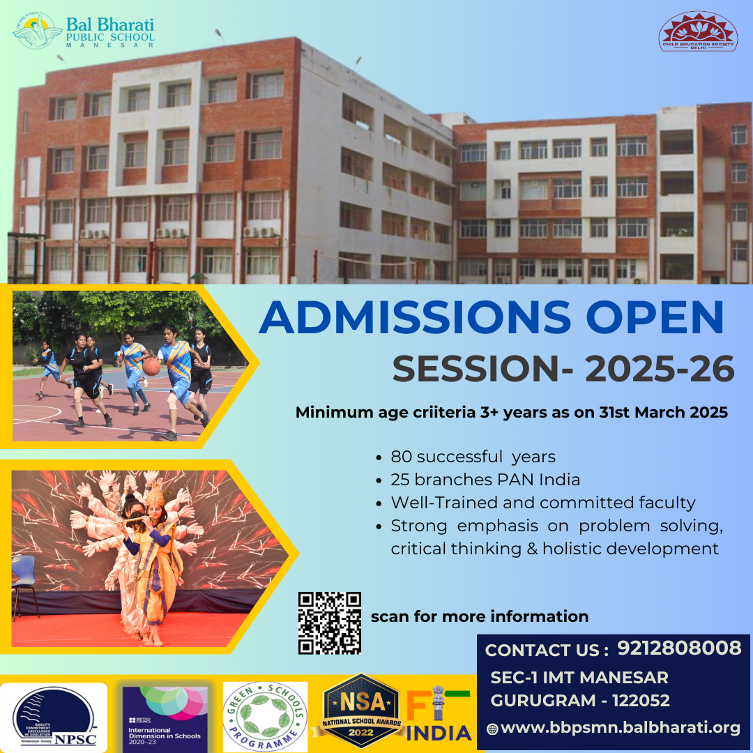 Admissions open 2024-25